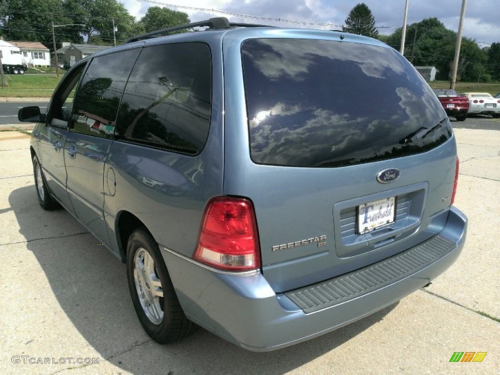 2007 Freestar SEL - Windveil Blue Metallic / Flint Gray photo #7