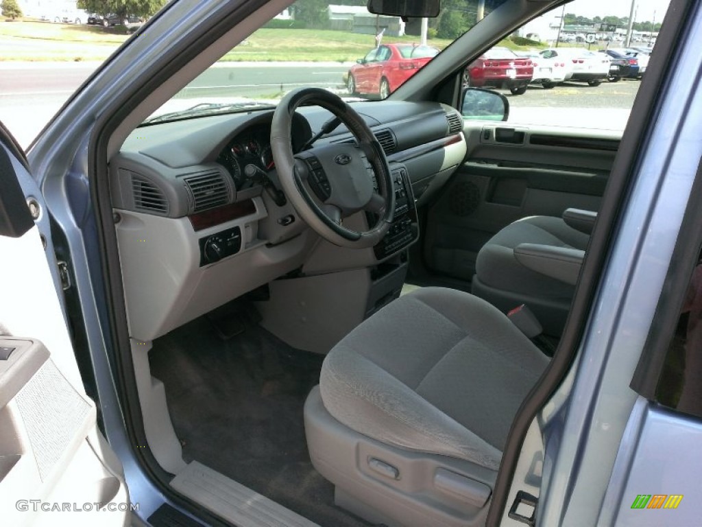 2007 Freestar SEL - Windveil Blue Metallic / Flint Gray photo #9