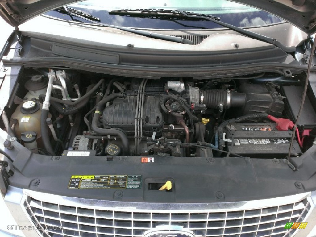 2007 Freestar SEL - Windveil Blue Metallic / Flint Gray photo #17