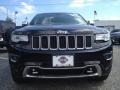 2015 Brilliant Black Crystal Pearl Jeep Grand Cherokee Overland 4x4  photo #2