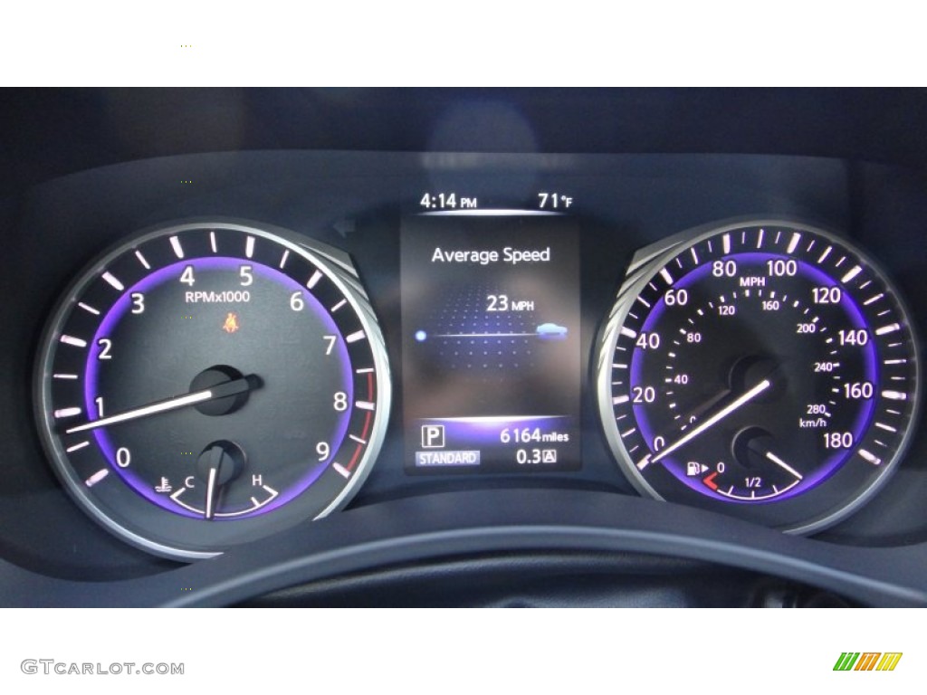 2014 Infiniti Q 50 3.7 Premium Gauges Photo #97006287