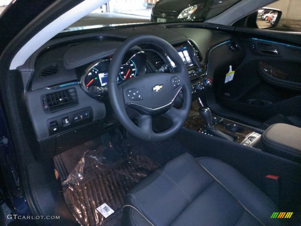 2015 Impala LTZ - Blue Velvet Metallic / Jet Black photo #8