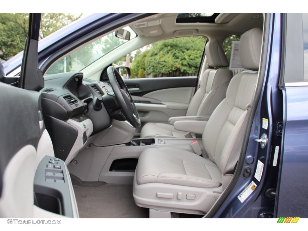 2013 CR-V EX-L AWD - Twilight Blue Metallic / Gray photo #11