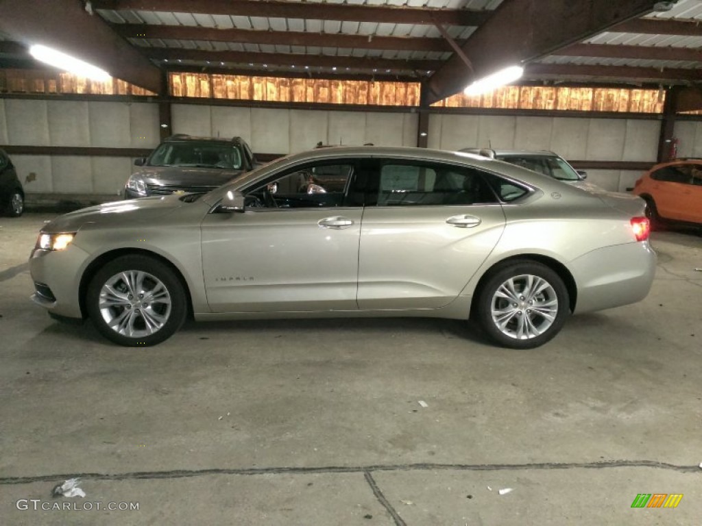 Champagne Silver Metallic 2015 Chevrolet Impala LT Exterior Photo #97007724