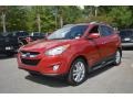 Garnet Red - Tucson Limited AWD Photo No. 7