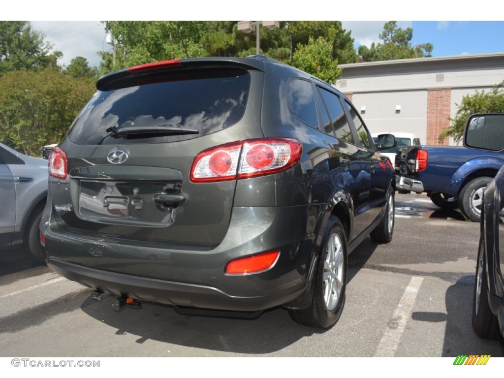 2012 Santa Fe SE V6 - Black Forest Green / Gray photo #3