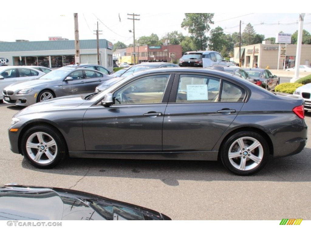 2014 3 Series 328i xDrive Sedan - Mineral Grey Metallic / Venetian Beige photo #6