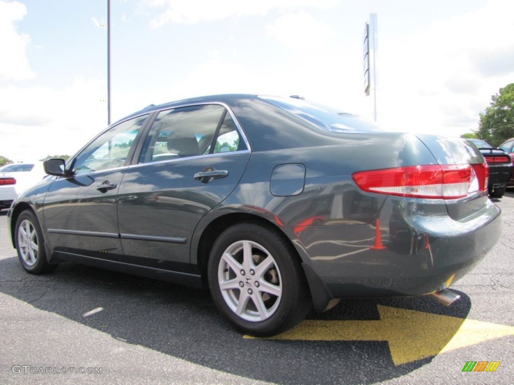 2004 Accord EX V6 Sedan - Deep Green Pearl / Ivory photo #5