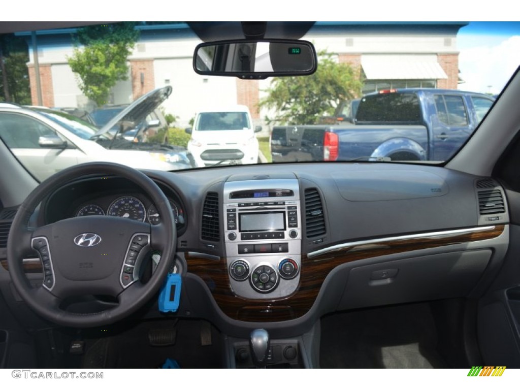 2012 Santa Fe SE V6 - Black Forest Green / Gray photo #11