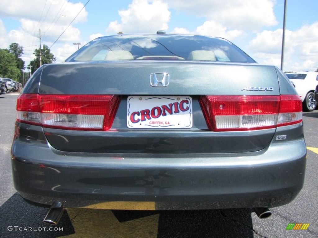 2004 Accord EX V6 Sedan - Deep Green Pearl / Ivory photo #6