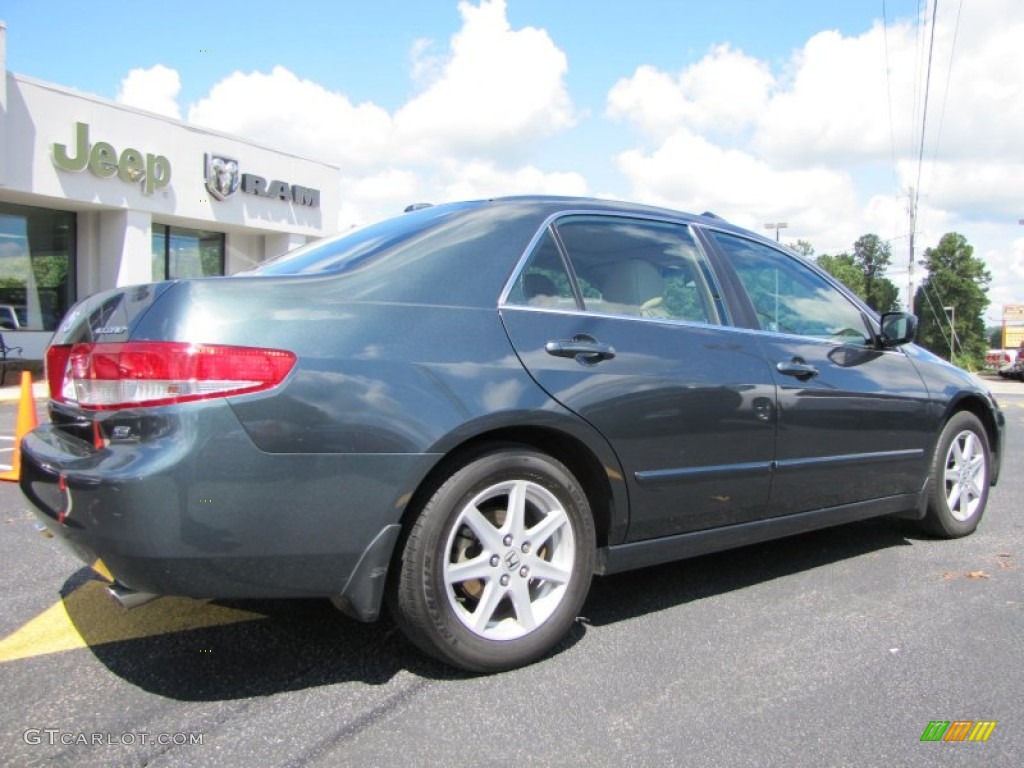 2004 Accord EX V6 Sedan - Deep Green Pearl / Ivory photo #7