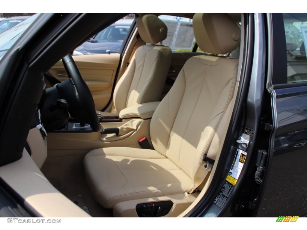 2014 3 Series 328i xDrive Sedan - Mineral Grey Metallic / Venetian Beige photo #13