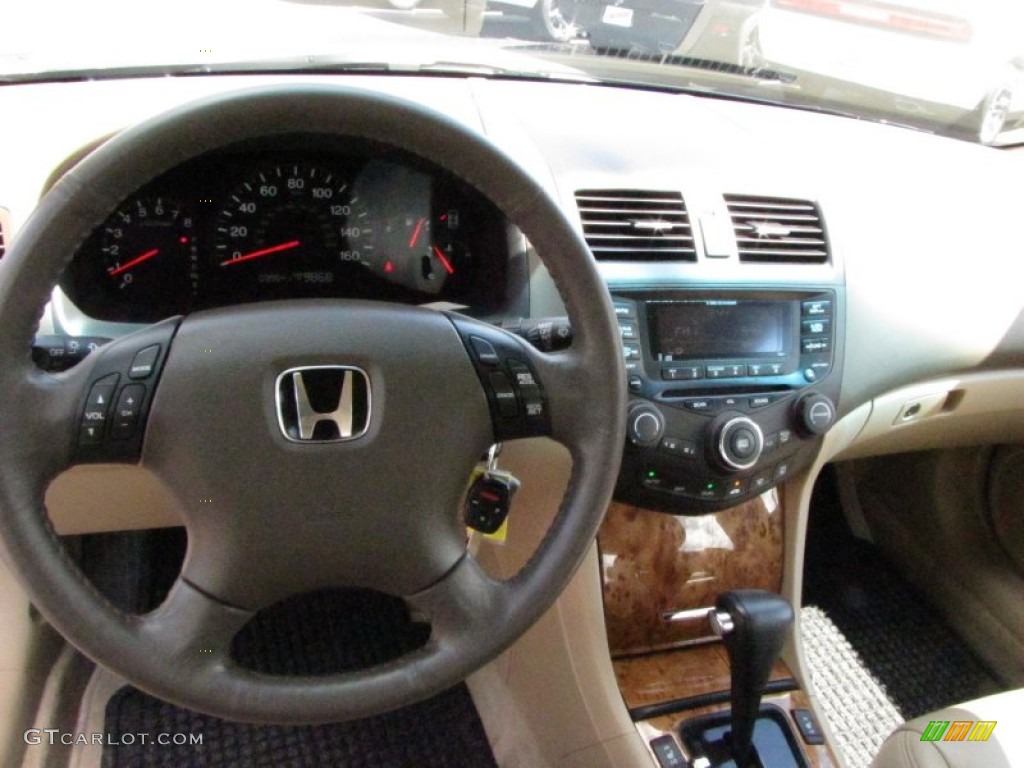 2004 Accord EX V6 Sedan - Deep Green Pearl / Ivory photo #10