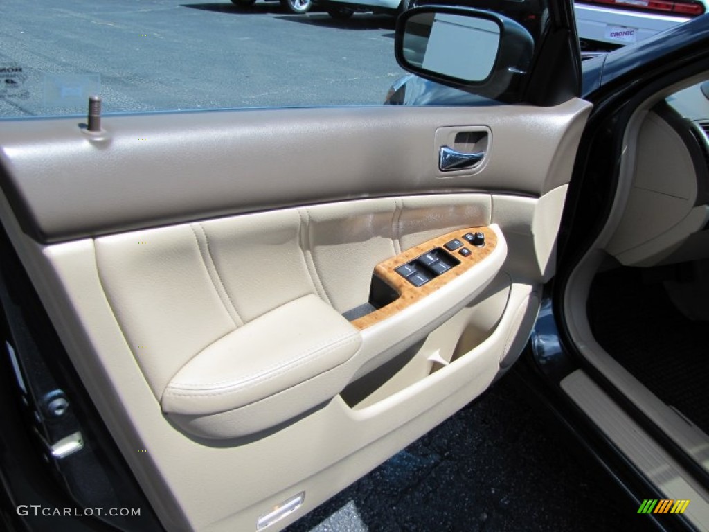 2004 Accord EX V6 Sedan - Deep Green Pearl / Ivory photo #12