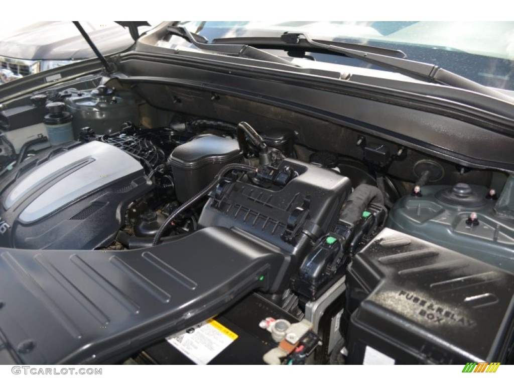 2012 Santa Fe SE V6 - Black Forest Green / Gray photo #17