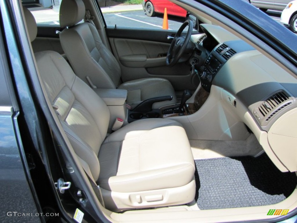 2004 Accord EX V6 Sedan - Deep Green Pearl / Ivory photo #17