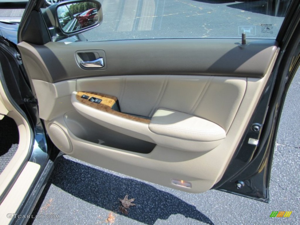 2004 Accord EX V6 Sedan - Deep Green Pearl / Ivory photo #19