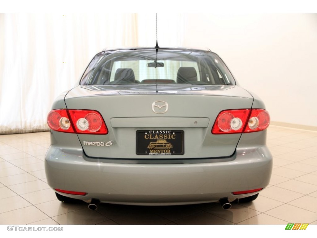 2004 MAZDA6 i Sedan - Sepang Green Metallic / Gray photo #16