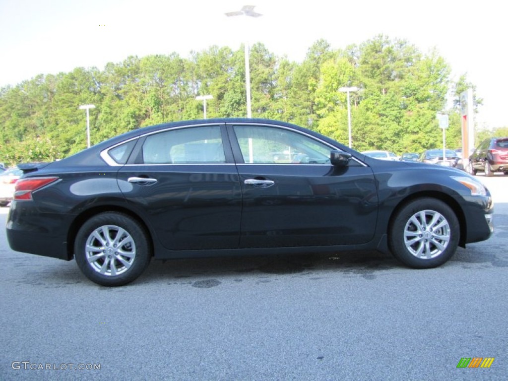 2015 Altima 2.5 S - Storm Blue / Beige photo #6