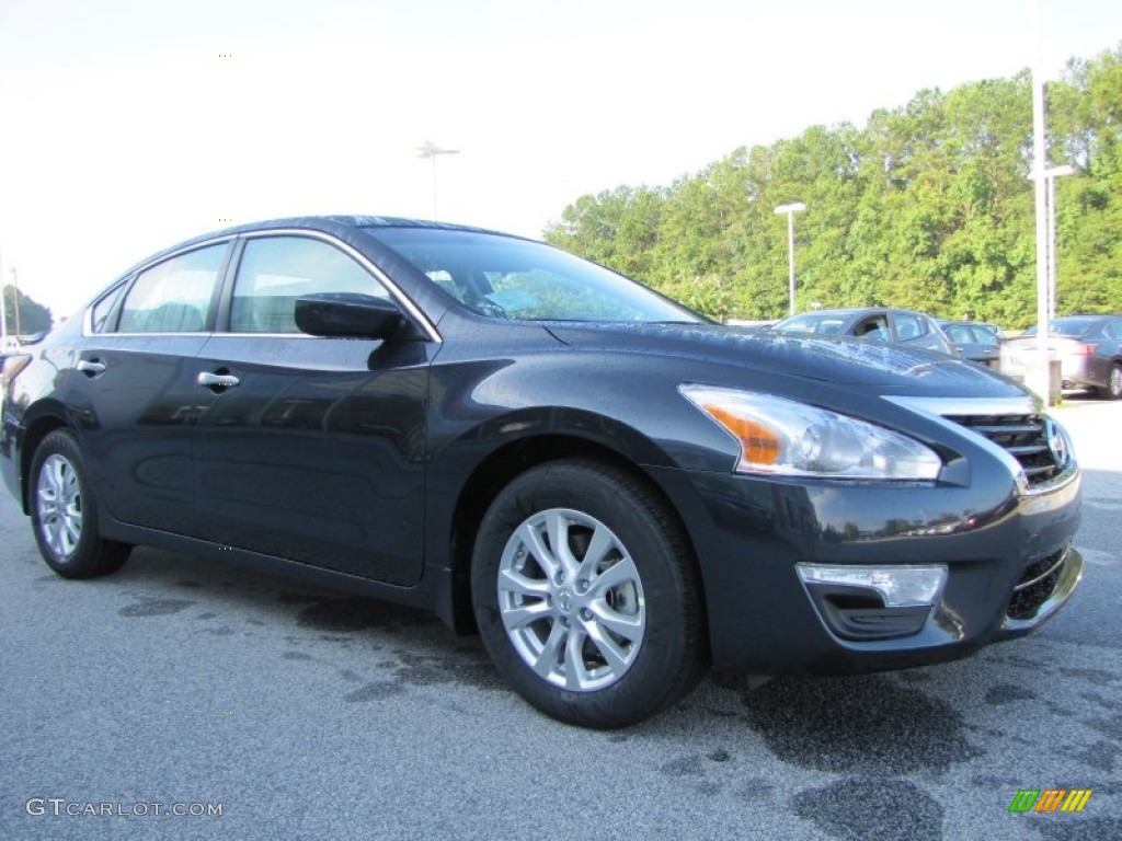 2015 Altima 2.5 S - Storm Blue / Beige photo #7