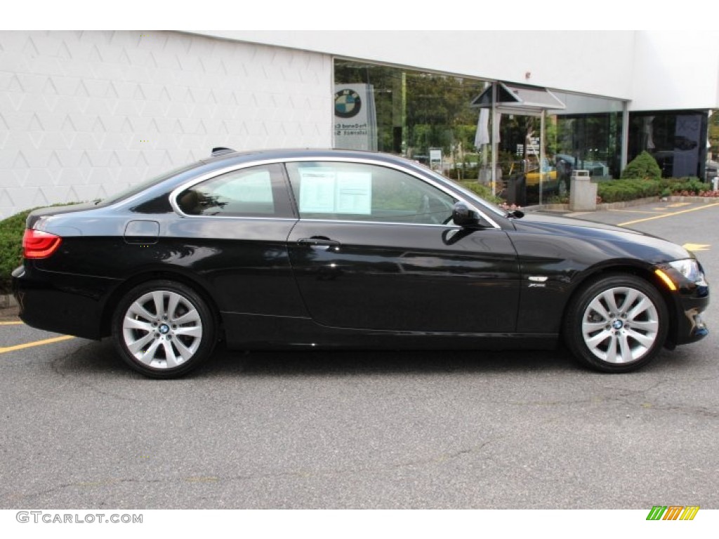 2011 3 Series 328i xDrive Coupe - Black Sapphire Metallic / Saddle Brown Dakota Leather photo #2