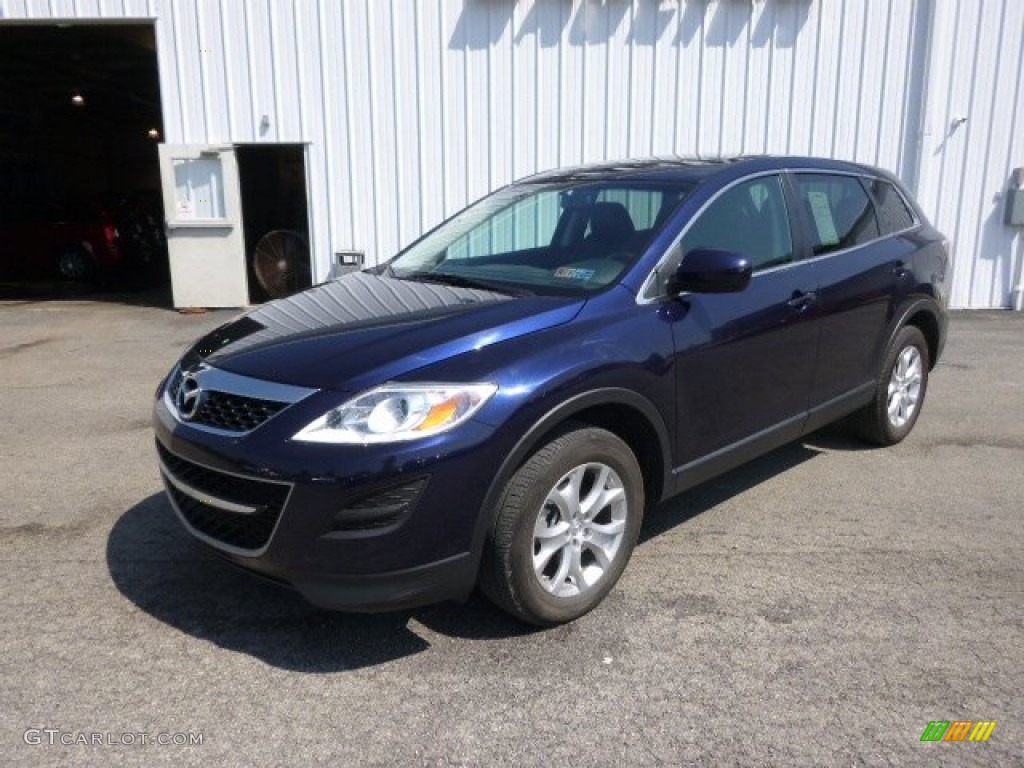 2012 CX-9 Touring AWD - Stormy Blue Mica / Black photo #1