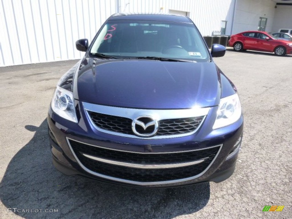 2012 CX-9 Touring AWD - Stormy Blue Mica / Black photo #2