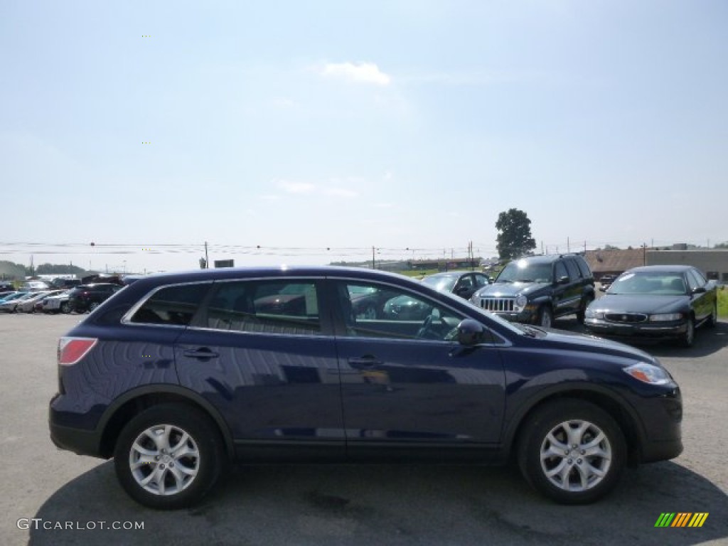 2012 CX-9 Touring AWD - Stormy Blue Mica / Black photo #4