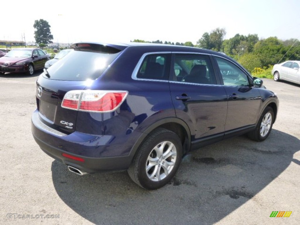 2012 CX-9 Touring AWD - Stormy Blue Mica / Black photo #5