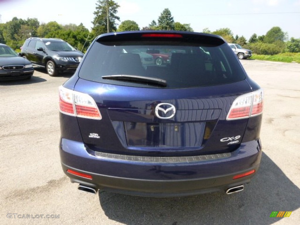 2012 CX-9 Touring AWD - Stormy Blue Mica / Black photo #6