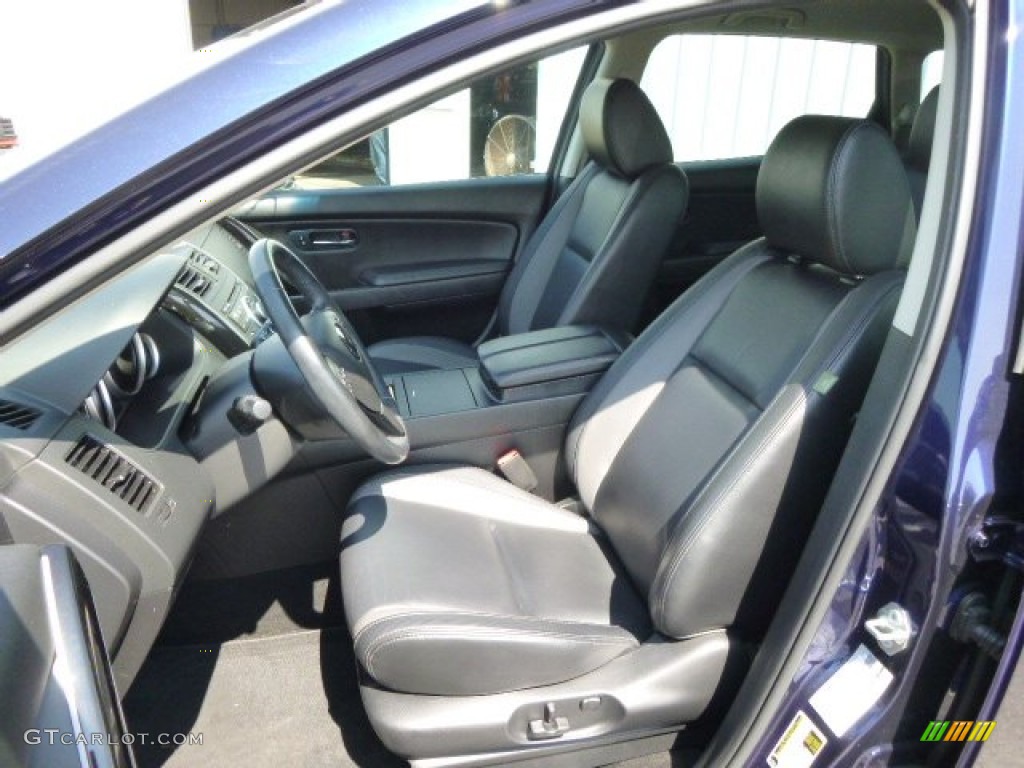 2012 CX-9 Touring AWD - Stormy Blue Mica / Black photo #10