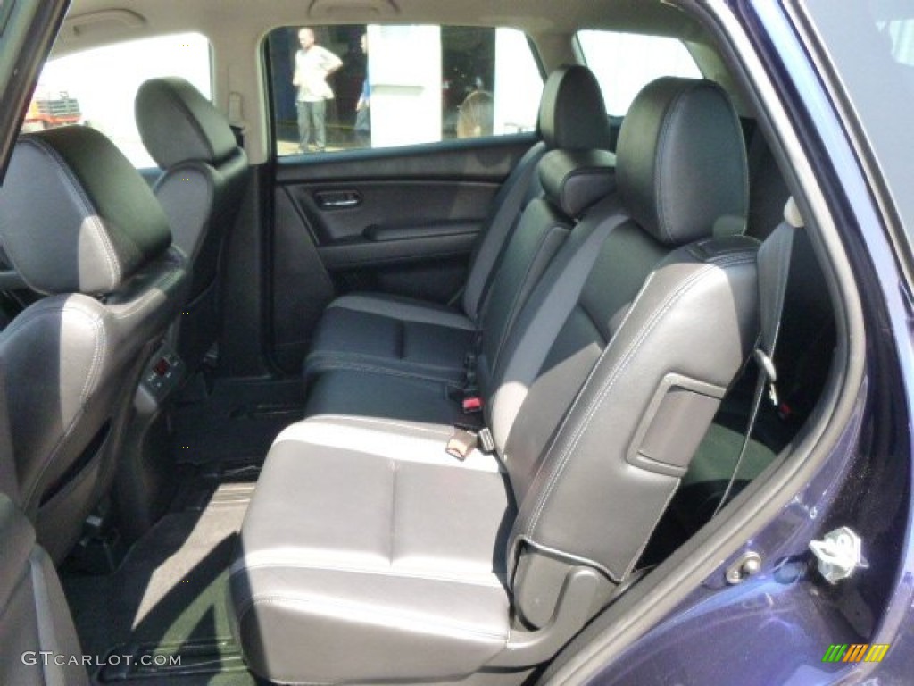 2012 CX-9 Touring AWD - Stormy Blue Mica / Black photo #12