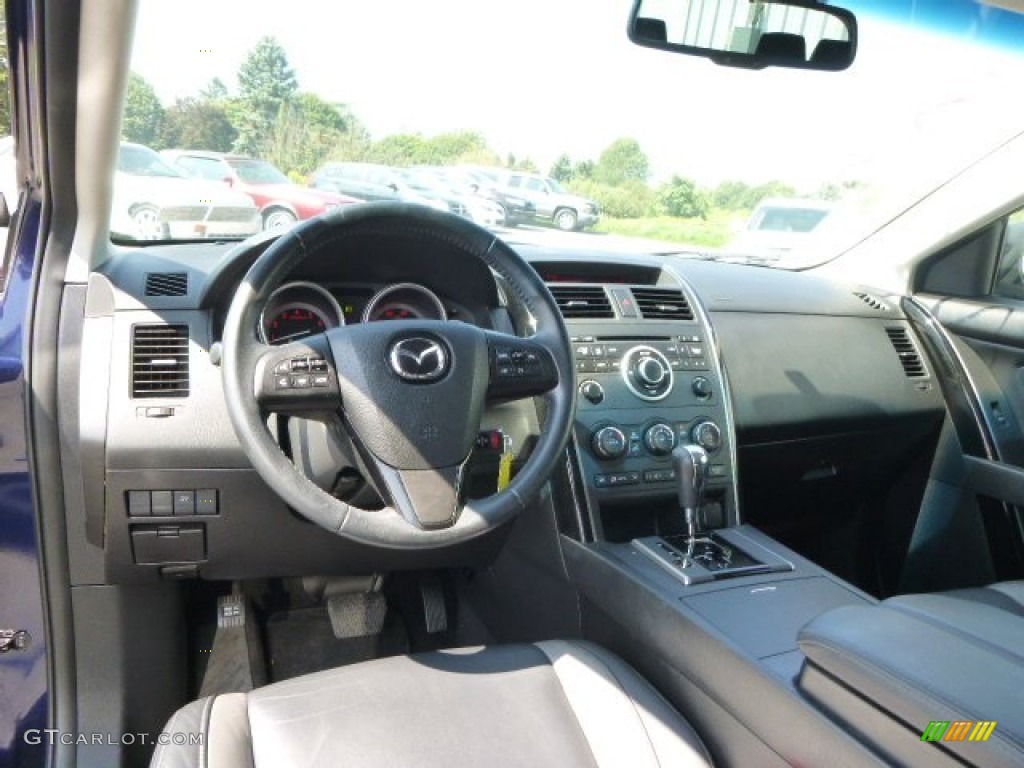 2012 CX-9 Touring AWD - Stormy Blue Mica / Black photo #15