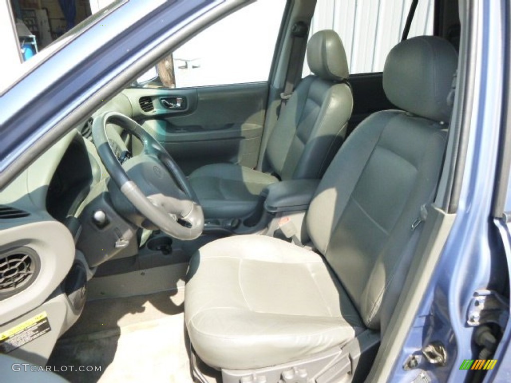 2003 Santa Fe GLS 4WD - Crystal Blue / Gray photo #8