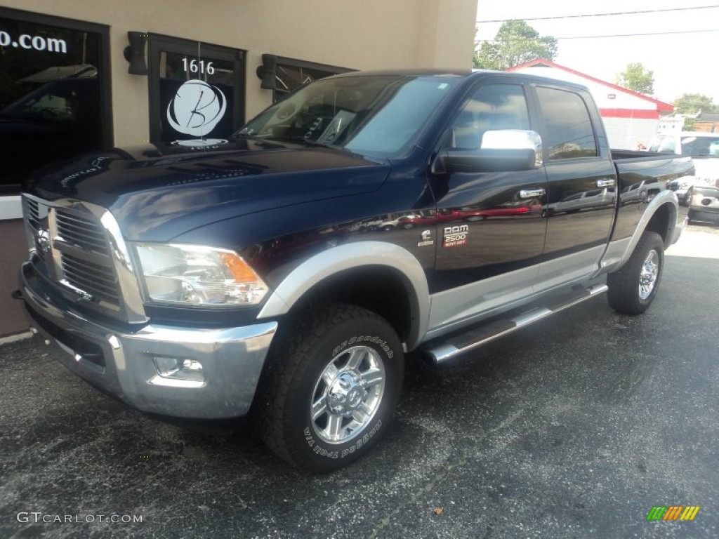 2012 Ram 2500 HD Laramie Crew Cab 4x4 - True Blue Pearl / Dark Slate photo #1