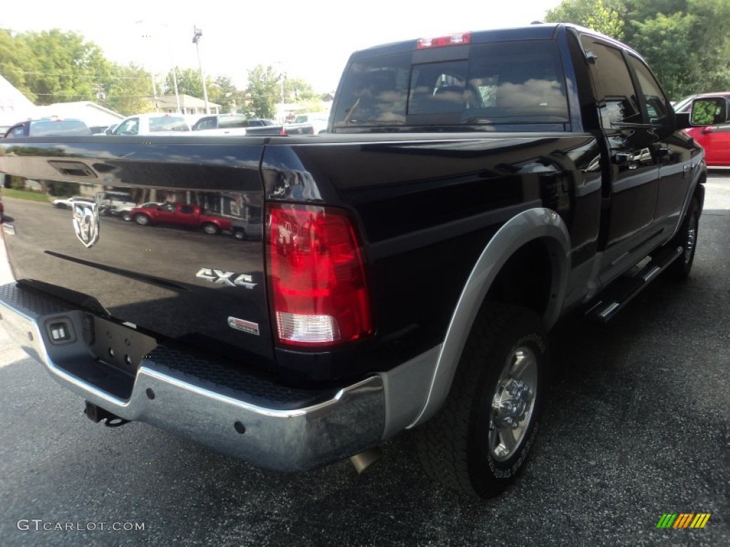 2012 Ram 2500 HD Laramie Crew Cab 4x4 - True Blue Pearl / Dark Slate photo #3