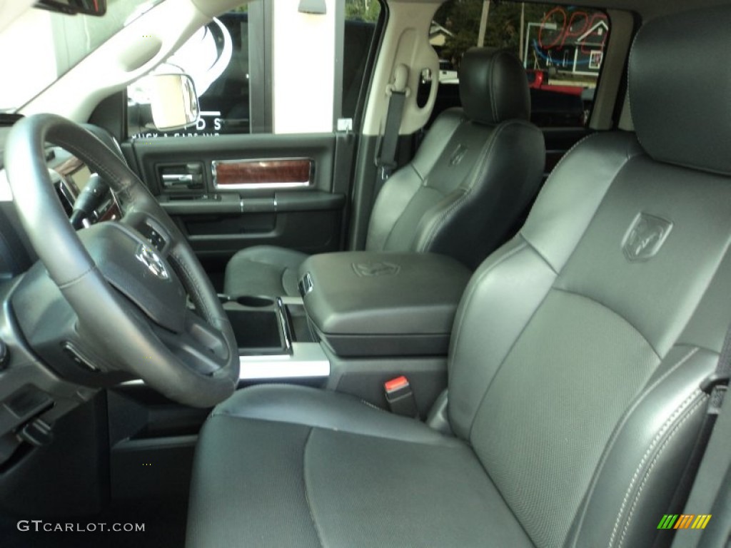 2012 Ram 2500 HD Laramie Crew Cab 4x4 - True Blue Pearl / Dark Slate photo #5