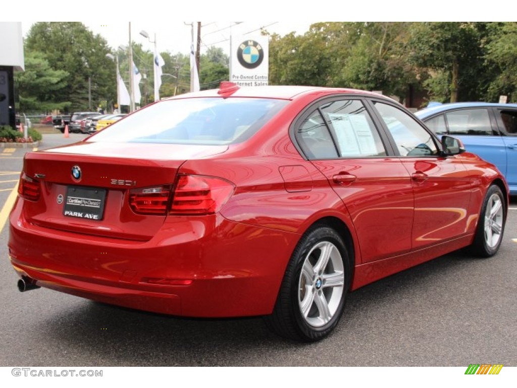 2014 3 Series 320i xDrive Sedan - Melbourne Red Metallic / Venetian Beige photo #3