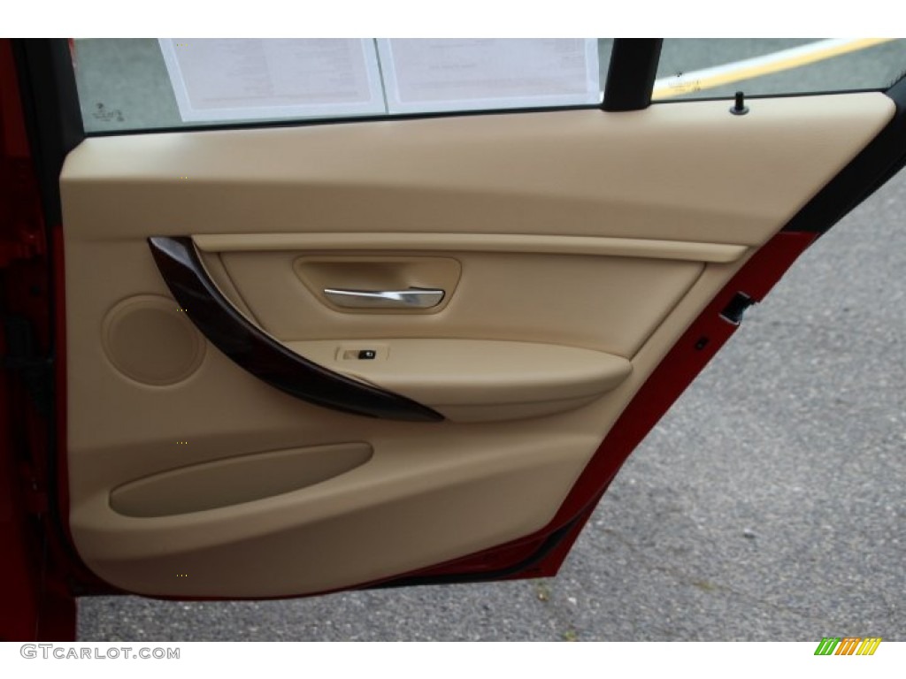 2014 3 Series 320i xDrive Sedan - Melbourne Red Metallic / Venetian Beige photo #24