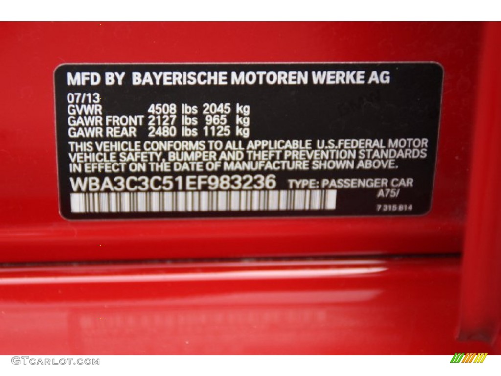 2014 3 Series 320i xDrive Sedan - Melbourne Red Metallic / Venetian Beige photo #34