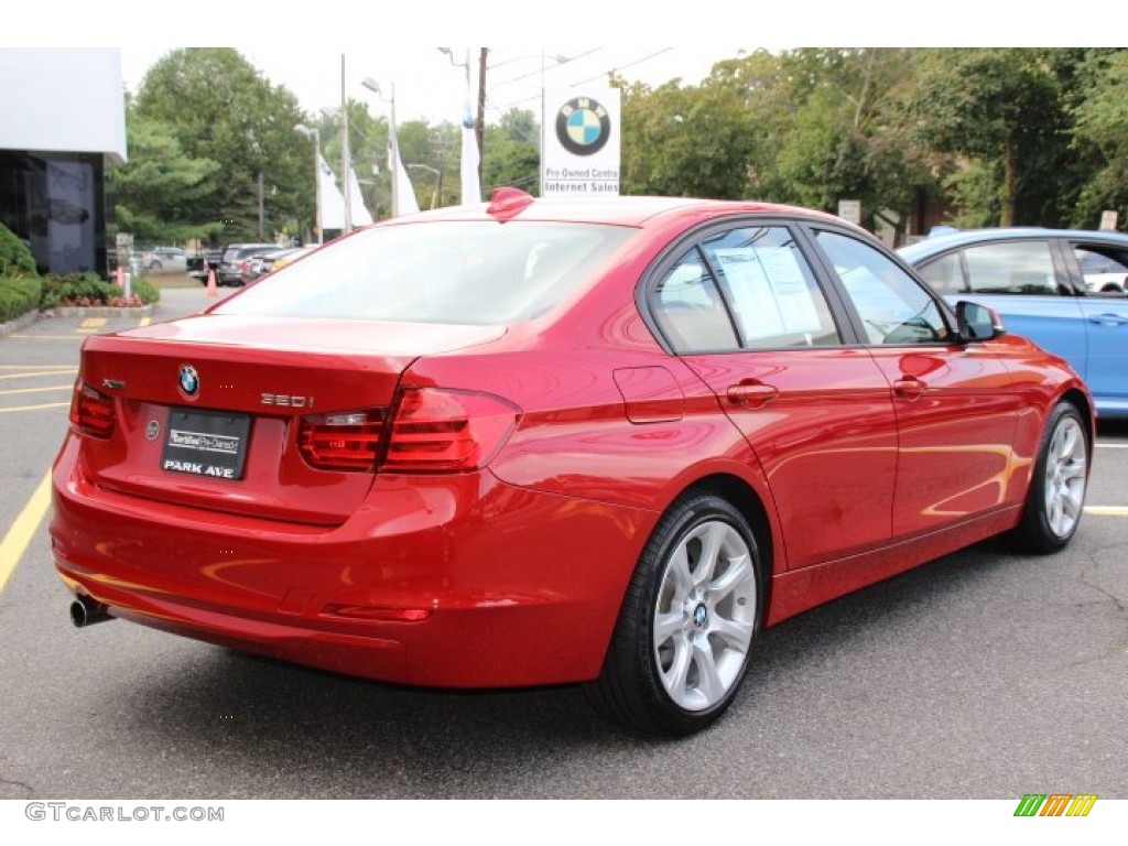 2014 3 Series 320i xDrive Sedan - Melbourne Red Metallic / Black photo #3