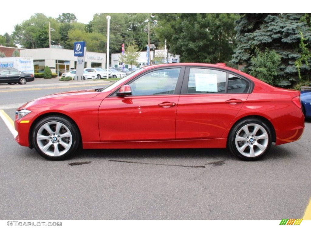 2014 3 Series 320i xDrive Sedan - Melbourne Red Metallic / Black photo #5