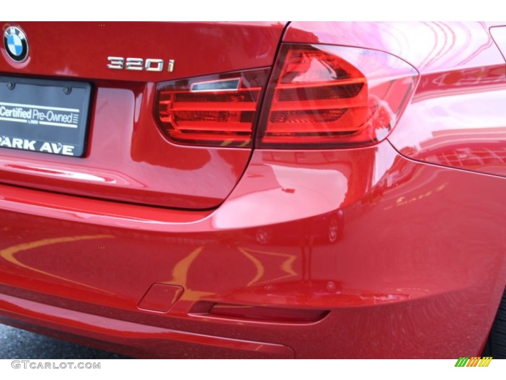2014 3 Series 320i xDrive Sedan - Melbourne Red Metallic / Black photo #23
