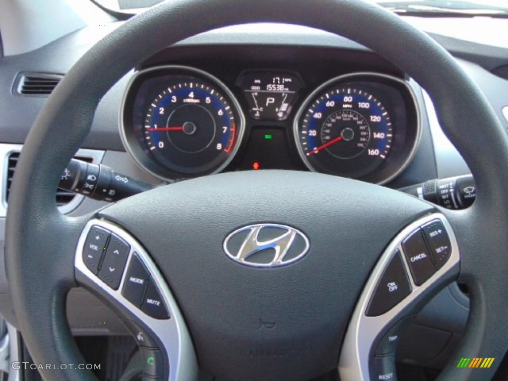 2012 Elantra GLS - Silver / Gray photo #14