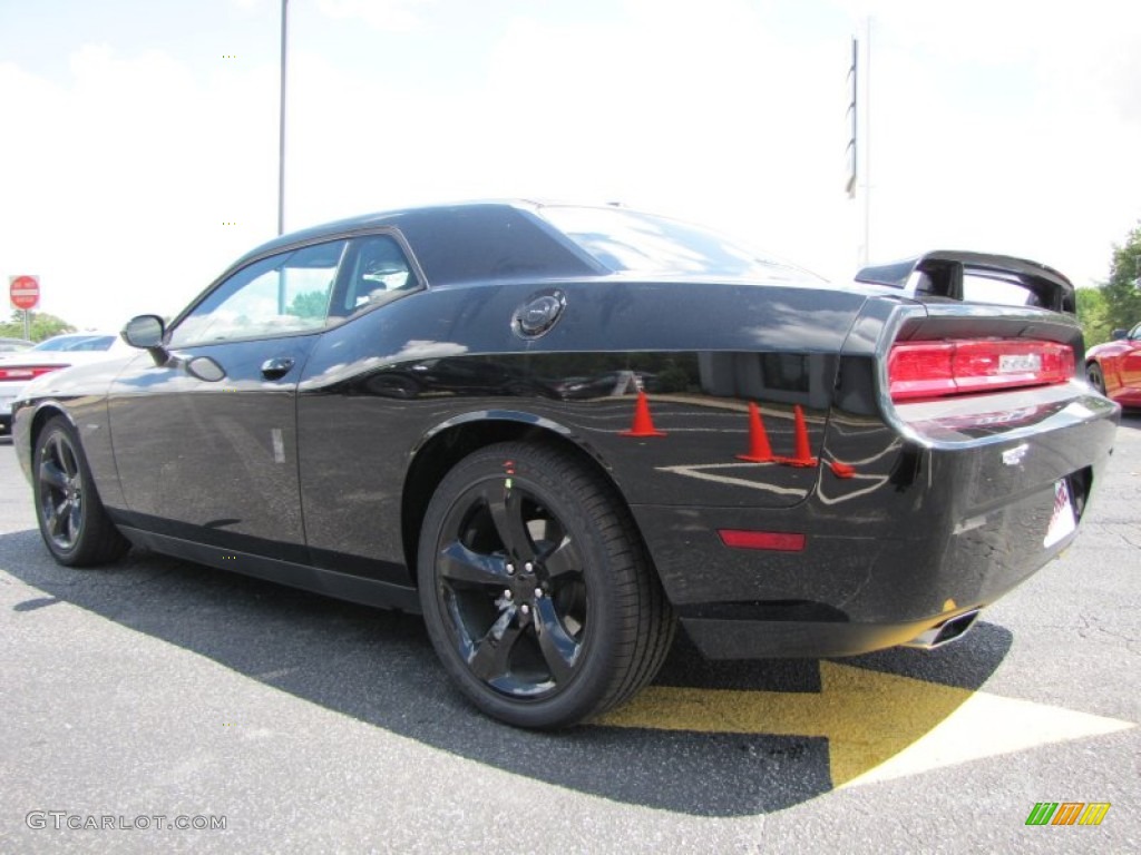 2014 Challenger R/T Blacktop - Black / Dark Slate Gray photo #5