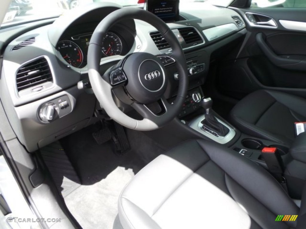 2015 Q3 2.0 TFSI Premium Plus quattro - Monsoon Grey Metallic / Black photo #2