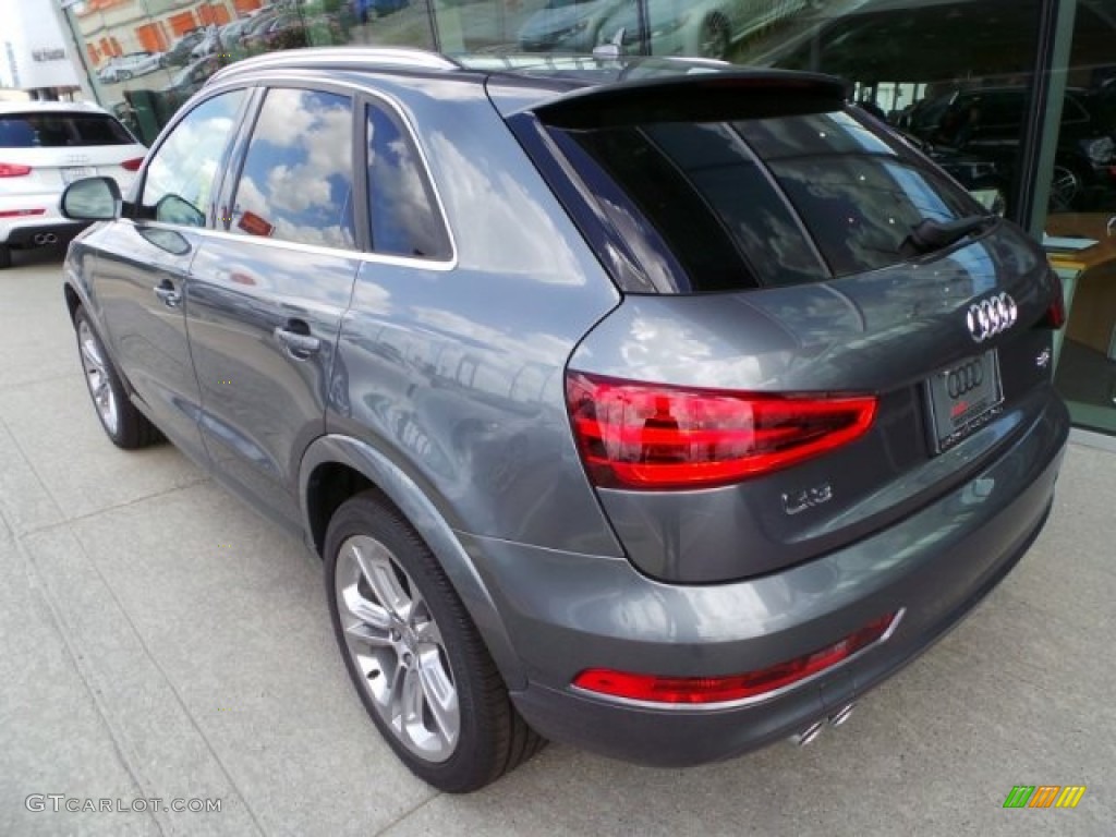 2015 Q3 2.0 TFSI Premium Plus quattro - Monsoon Grey Metallic / Black photo #5