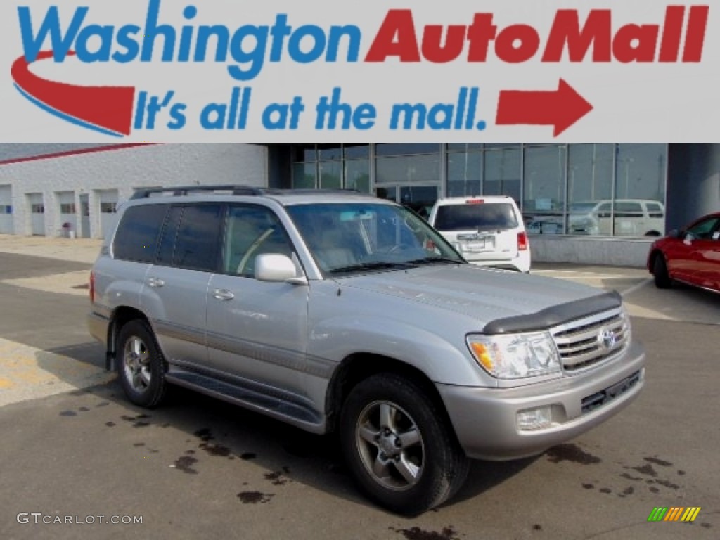 Classic Silver Metallic Toyota Land Cruiser