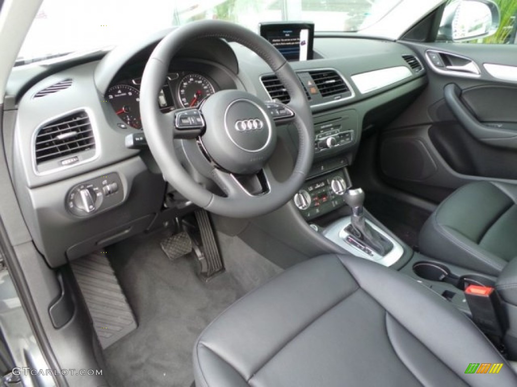 Black Interior 2015 Audi Q3 2.0 TFSI Premium Plus quattro Photo #97018641