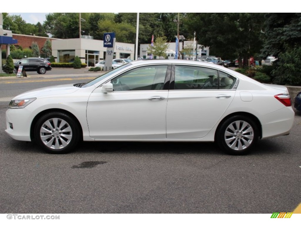 2013 Accord Touring Sedan - White Orchid Pearl / Ivory photo #5